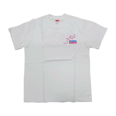 t-shirt Okinawa Dento Karate white