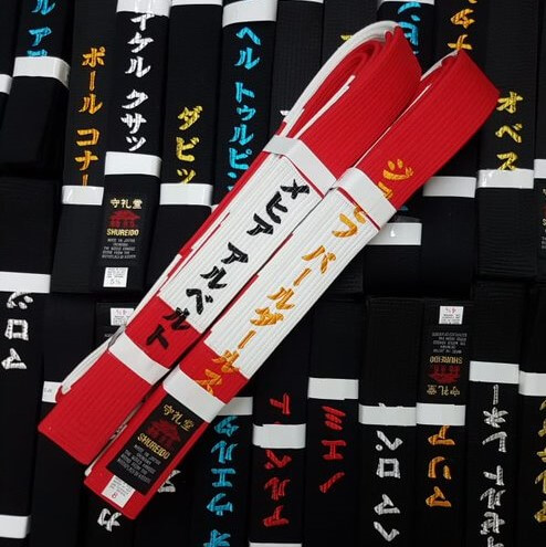 cinturones personalizados karate