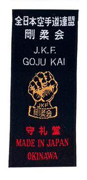 Etiqueta JKF Goju Kai