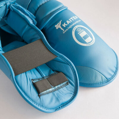 Kaiten RFEK foot and shin guards blue